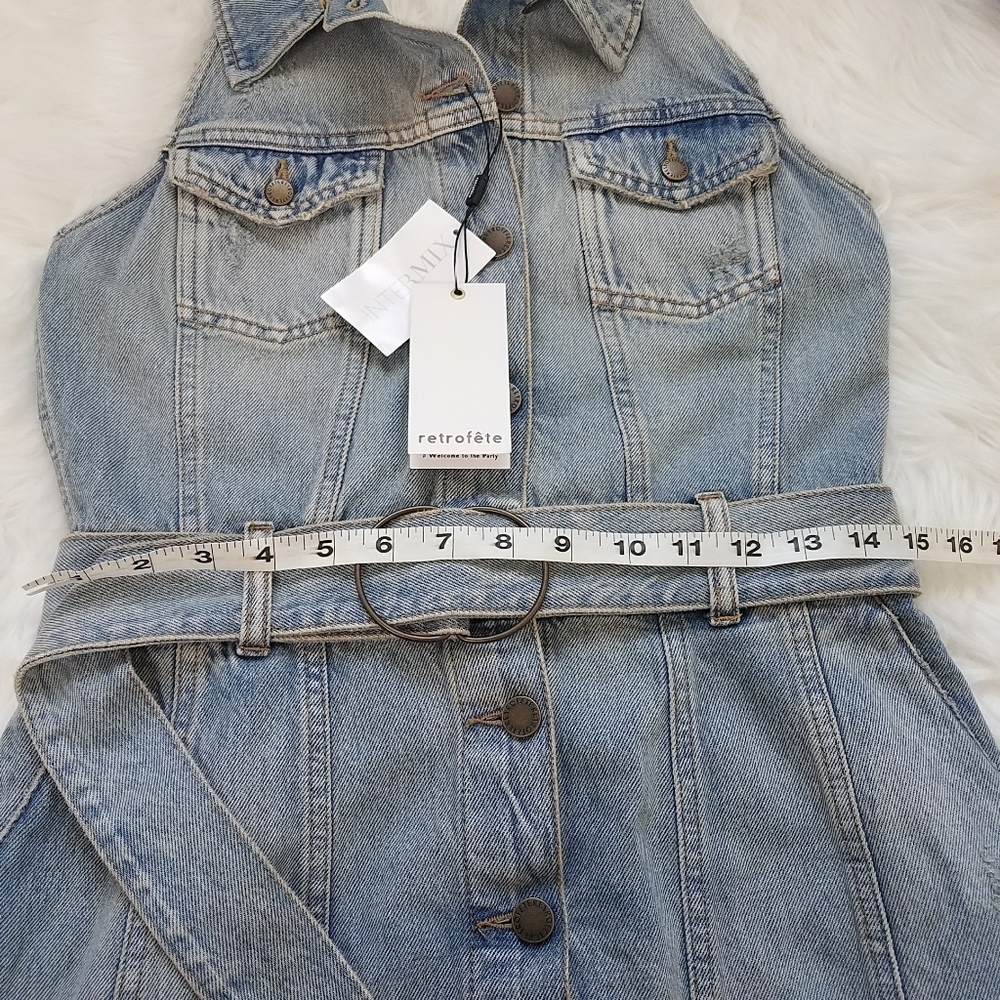 RETROFETE Tamar Denim Dress - Picture 5 of 12